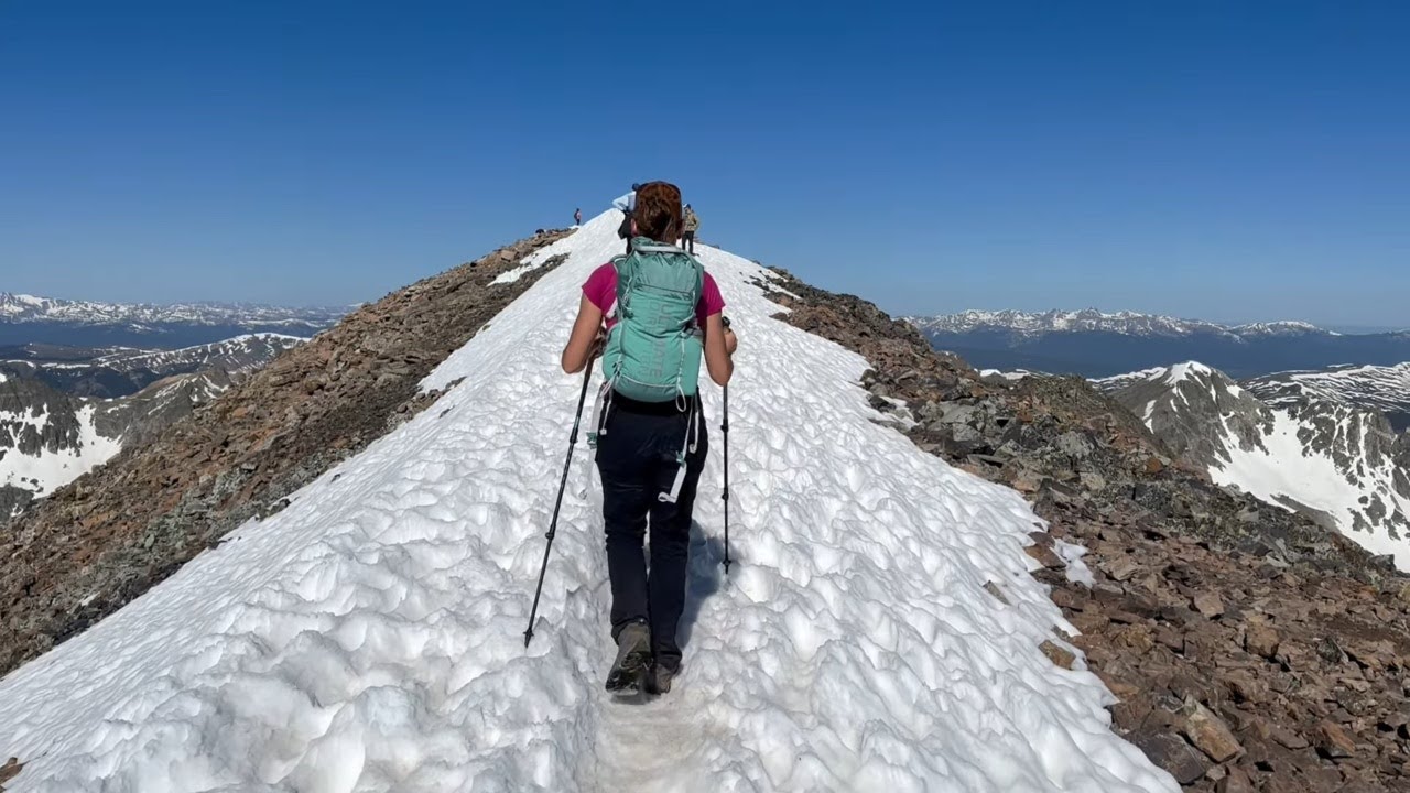 Quandary Peak Hike: Real Snow Melt Conditions + Van Life Updates | Colorado 14er