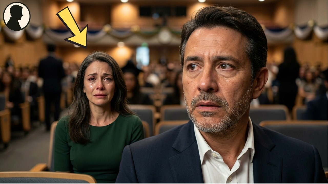 Crié a mi hija solo… y en su graduación una mujer no dejaba de llorar
