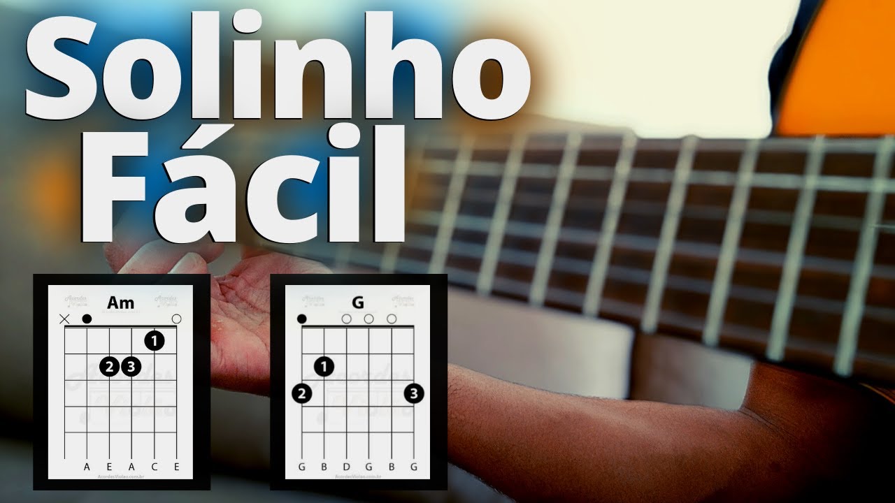 Aprenda Esse Solo Fácil No Violão e Impressione Seus Amigos (Aula De Violão Iniciante)