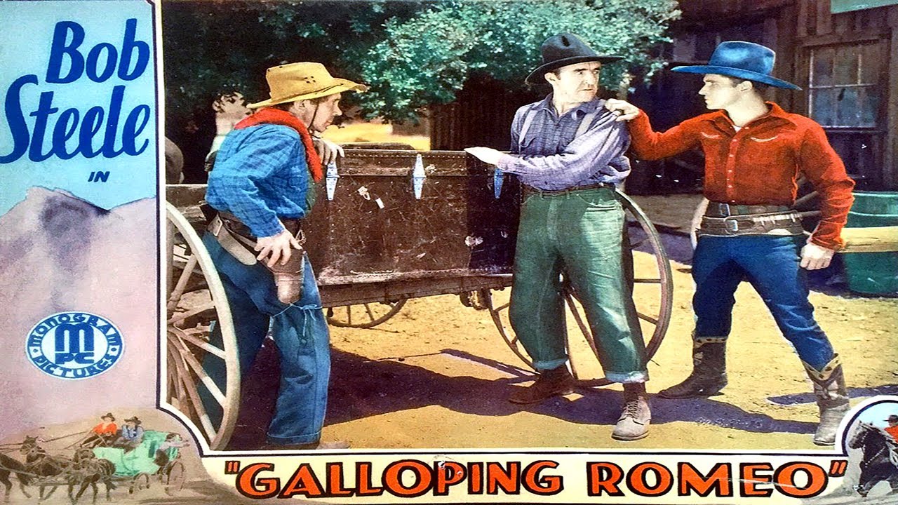 GALLOPING ROMEO - Bob Steele, George 'Gabby' Hayes - Free Western Movie [English]