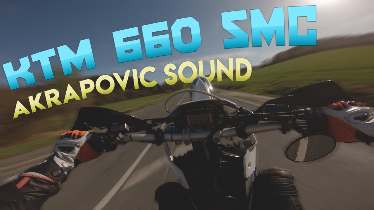 KTM 660 SMC // PURE SOUND // Akrapovic // Wheelies