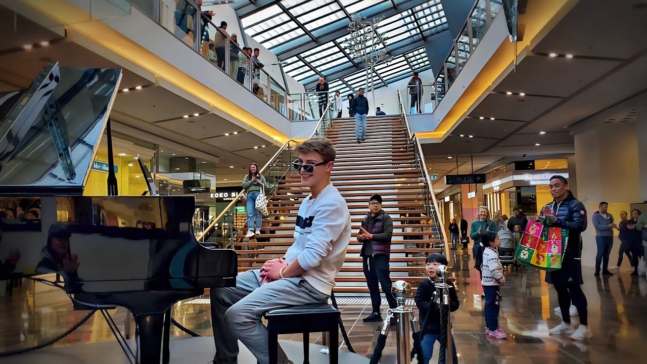 From an Empty Seat to a Captivated Crowd - Public Piano Performance