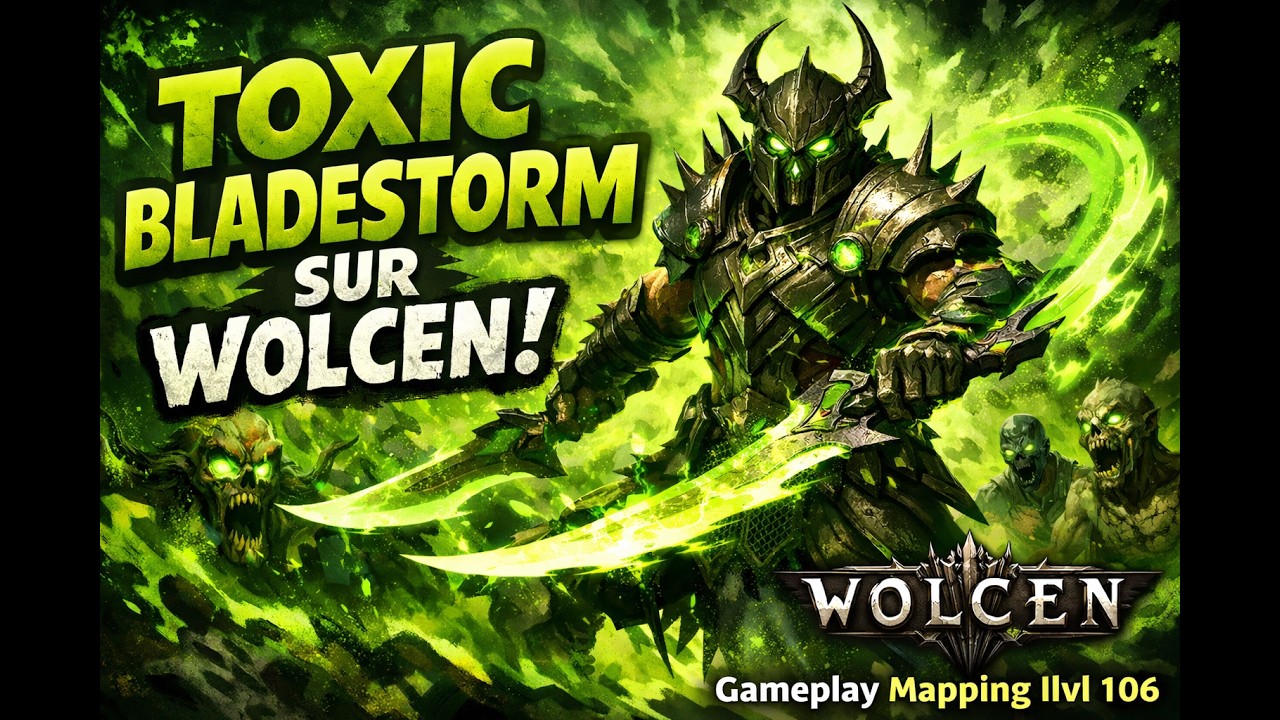 TOXIC BLADESTORM ⚔️ Mapping Ilvl 106 – Wolcen