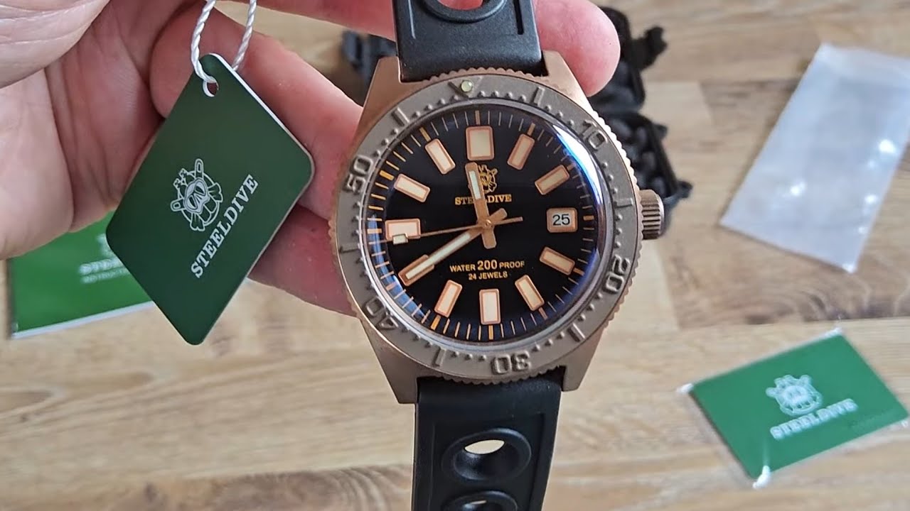 Unboxing Steeldive SD1962S Bronze