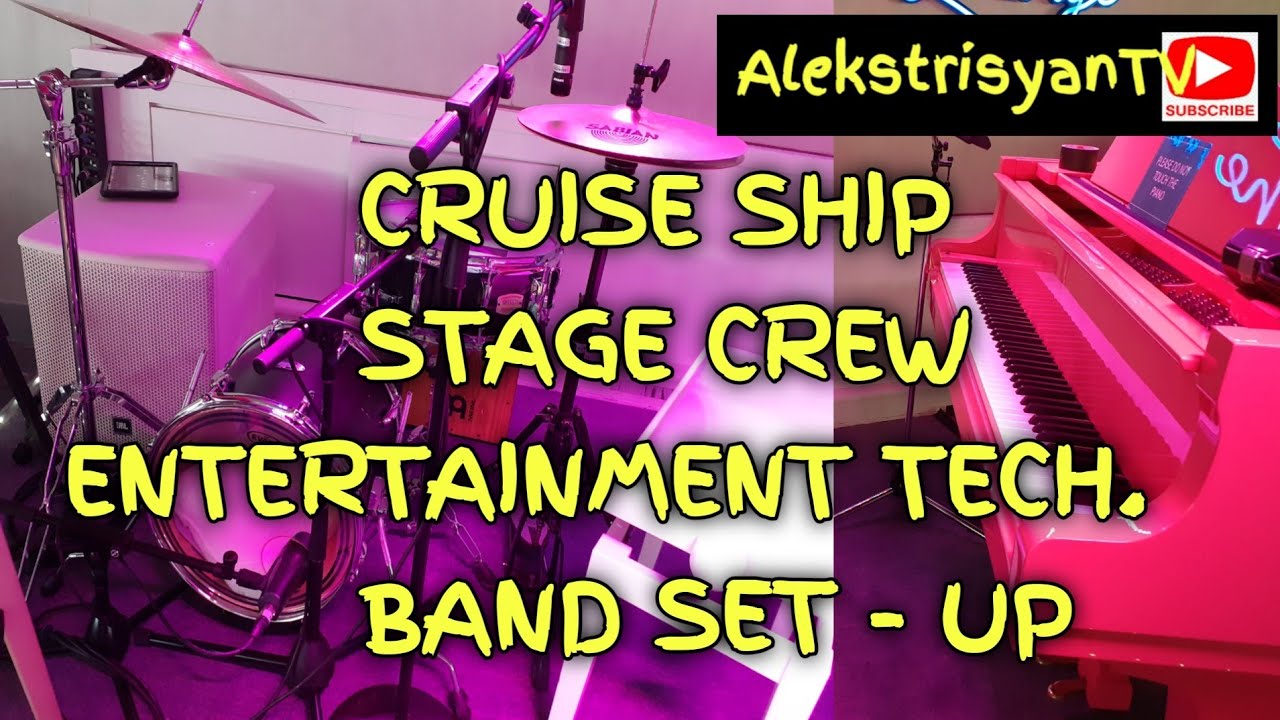Cruise Ship : Lounge Band Set - Up | AlekstrisyanTV