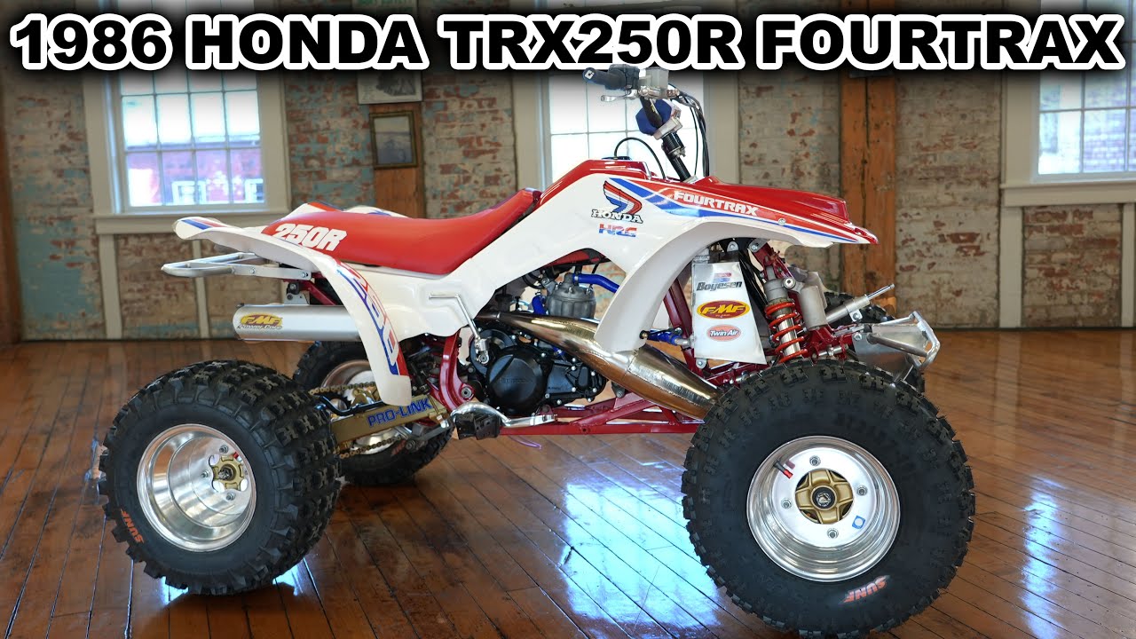 1986 HONDA TRX250R FOURTRAX!!