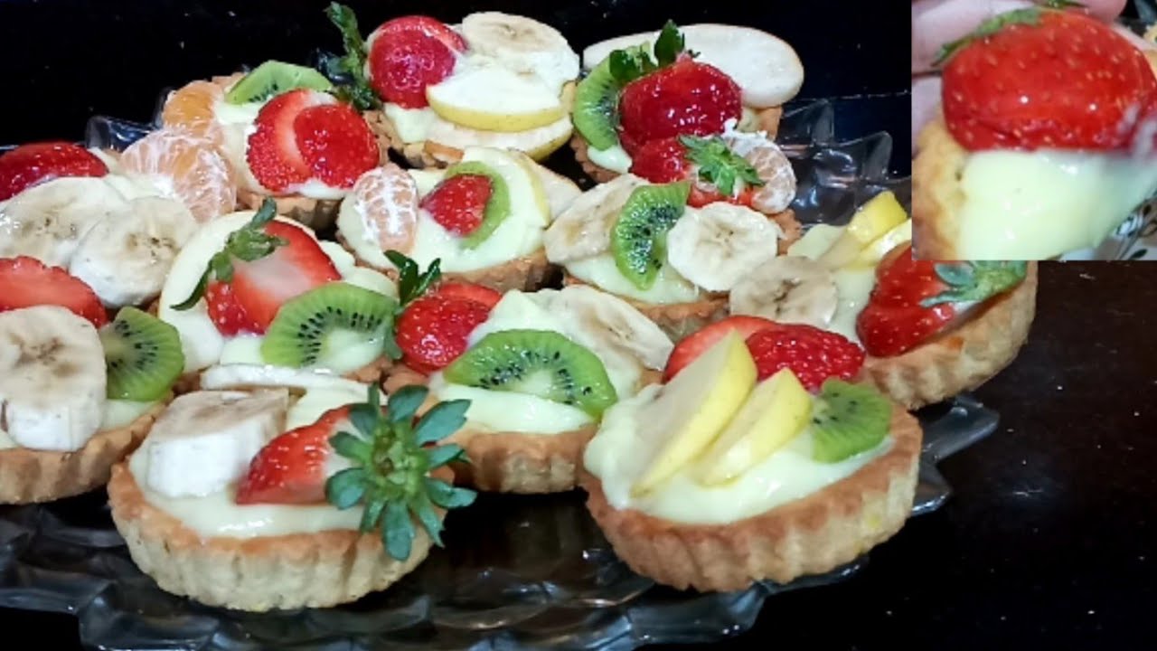 تارتولات بالفواكه بكريمة باتيسيار😋مع سر دوام لعجينة مقرمشة...بذوق لا يقاوم 😍