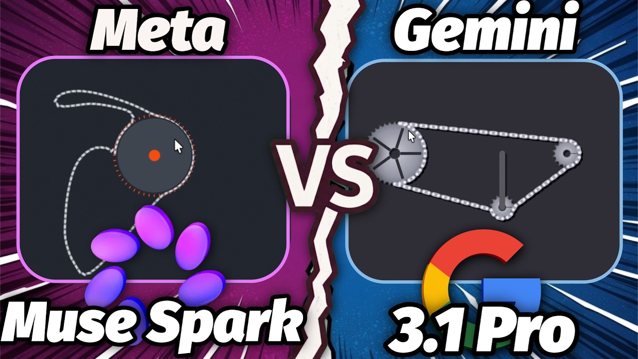 Meta Muse Spark против Gemini 3.1 Pro | Кто победит?