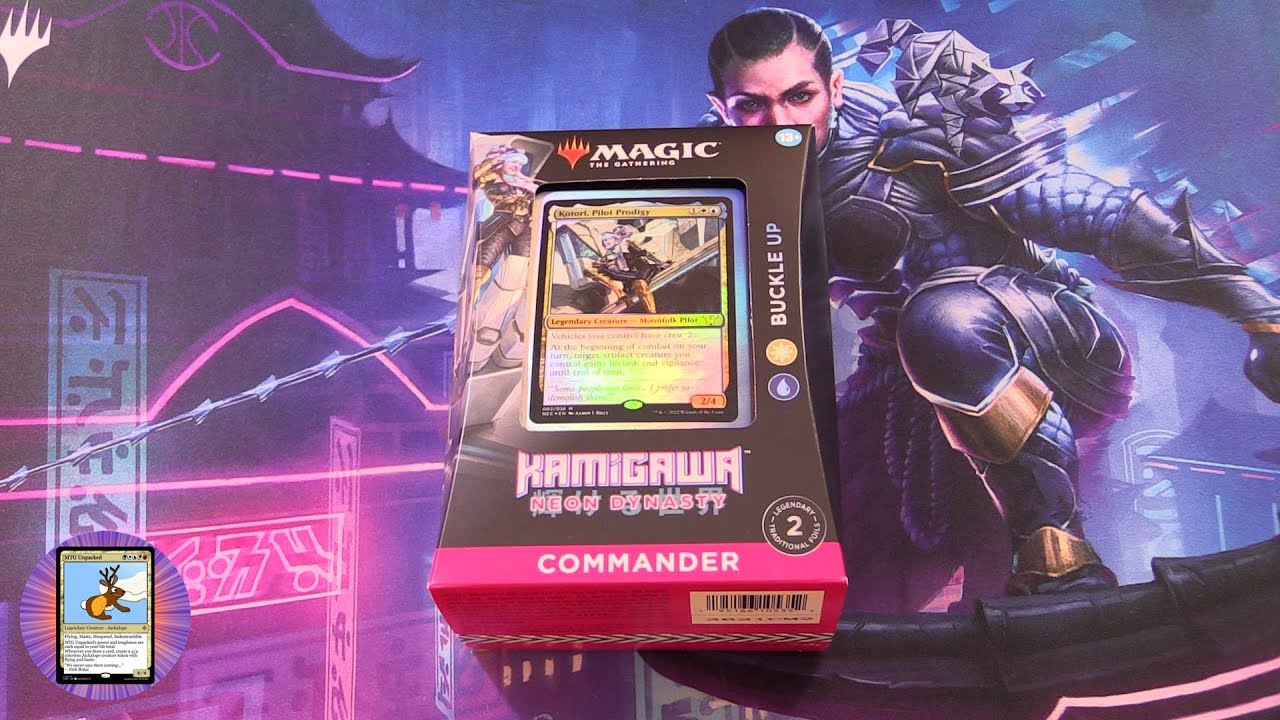 Kamigawa: Neon Dynasty Commander Deck: Buckle Up Unboxed
