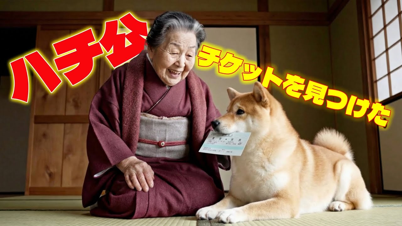 🐕老婦人のために雪山へ…ハチ公が探し出した一枚の切符が救った一日