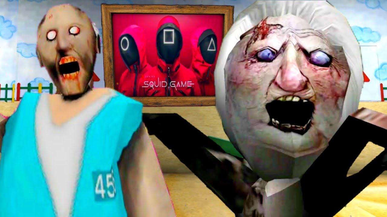 Squid game granny sewer escape