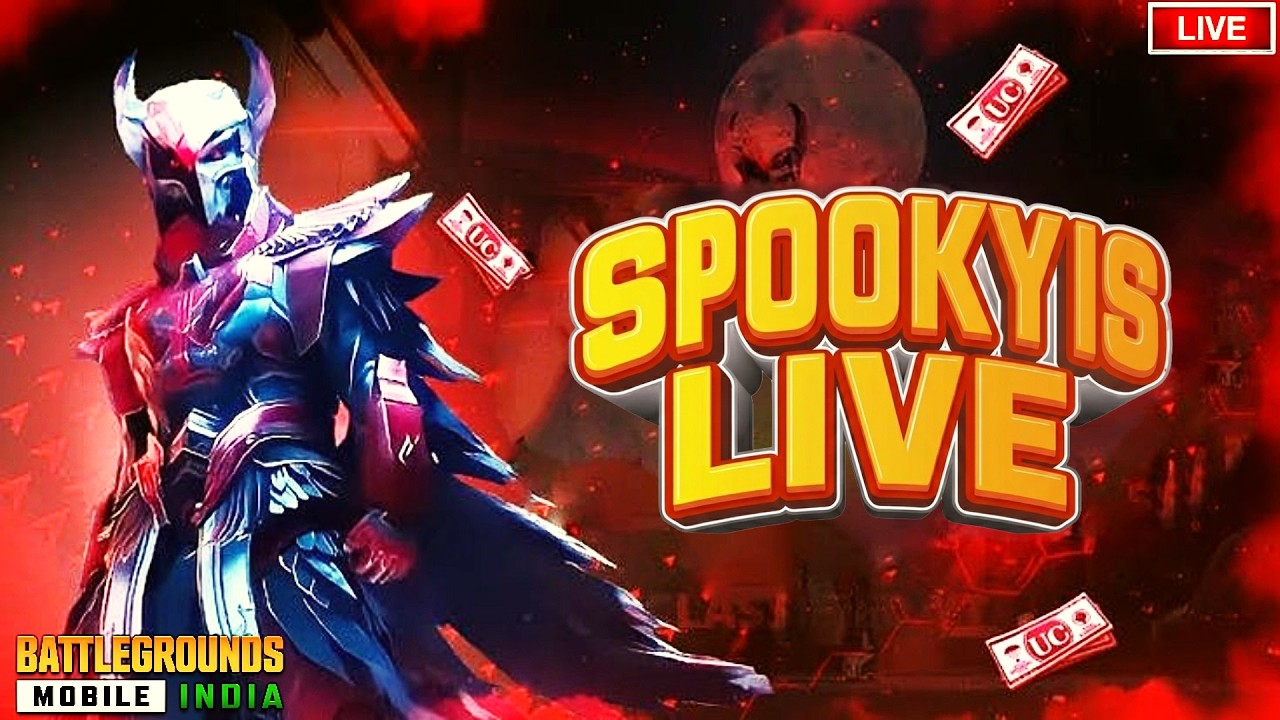 6 FINGERS 120FPS🔥🔥 | ipad pro GAMPLAY | V | BGMI LIVE WITH 👻SPOOKYISLIVE
