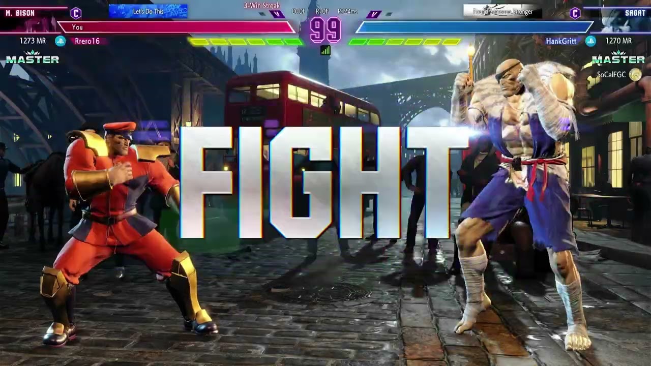 M. Bison Vs Sagat Street Fighter 6 Gameplay Low Masters - 2026 Scixor Kick Adventures
