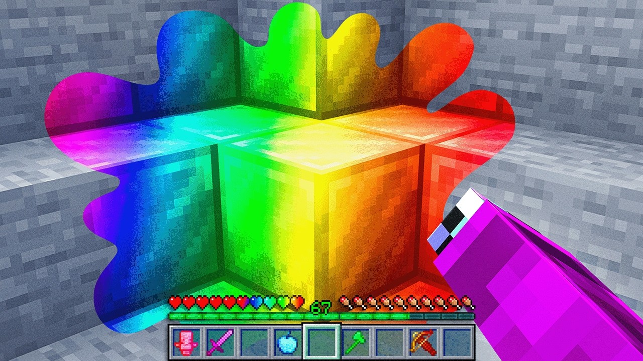 Minecraft But Everything I Touch Turns To...
