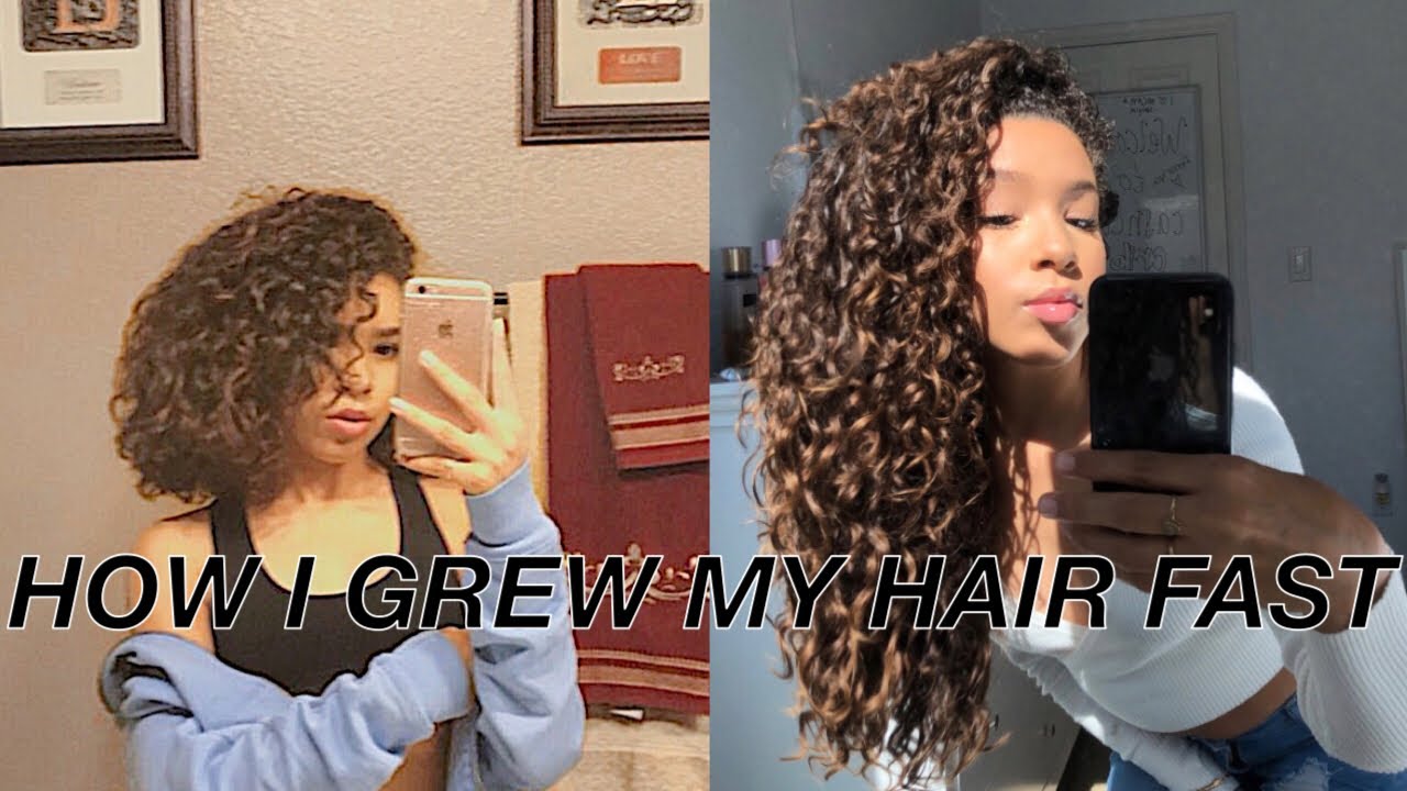 how to grow curly hair FAST | haircare tips + tricks for long healthy hair