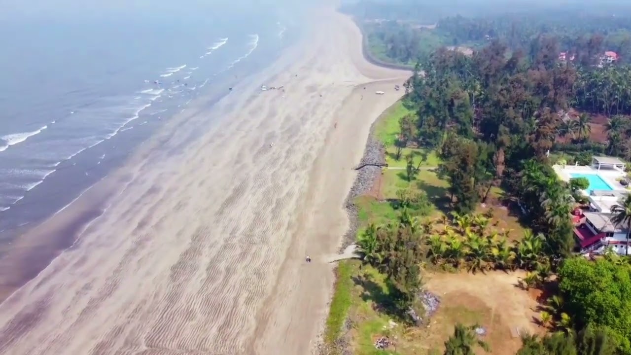 Drone view | Summer time | Nagaon Beach, Alibaug
