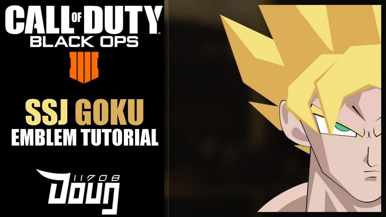 Call of Duty Black Ops 4: SSJ Goku Emblem Tutorial