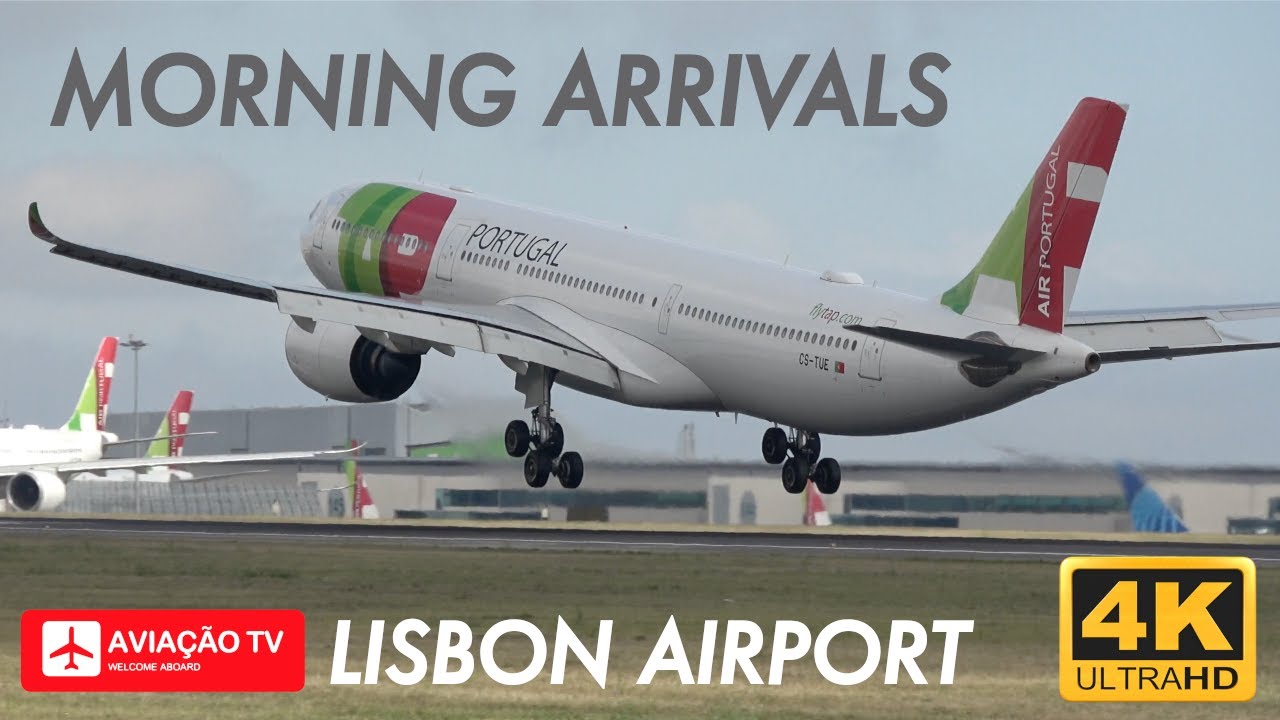 Lisbon Airport - Runway 02 Morning Arrivals