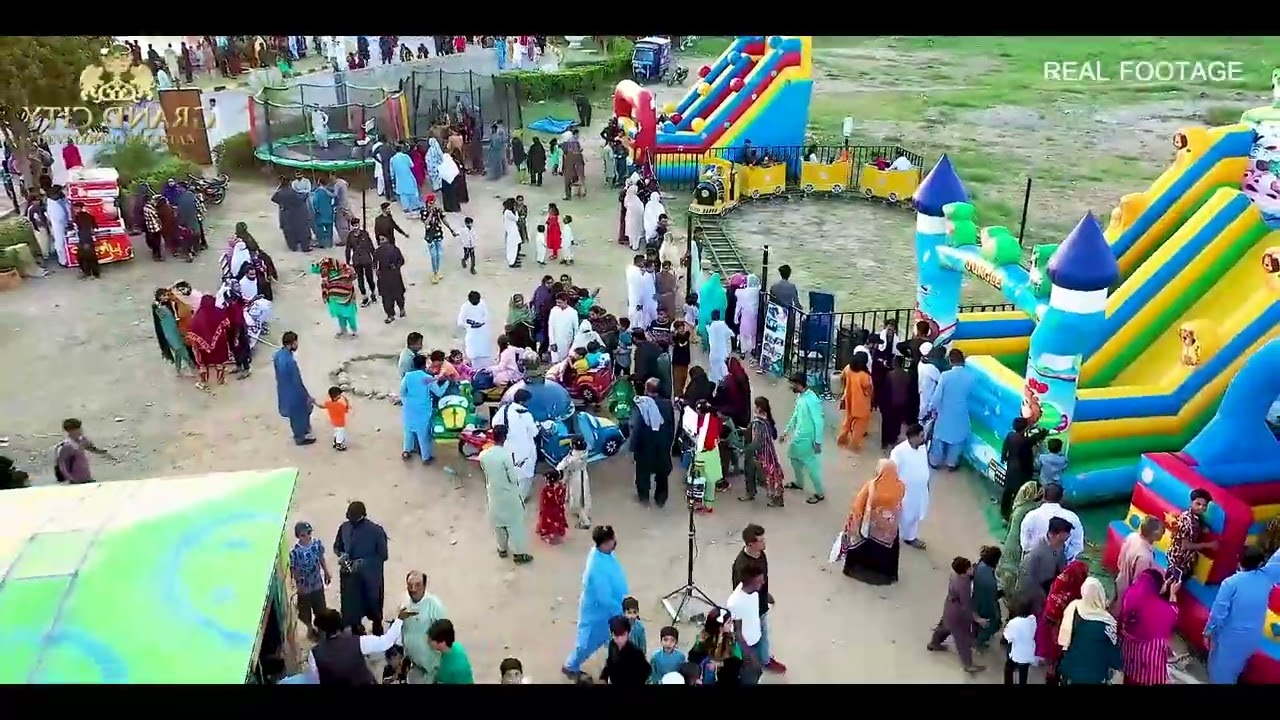 Thousands of people turned out to celebrate Eid ul Fitr | Grand City Kharian |