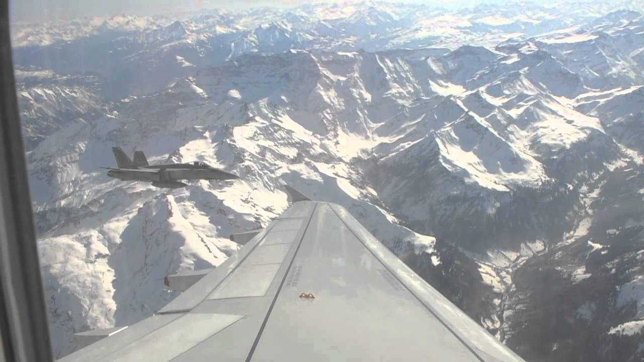Adria Airways A319 intercepted by Swiss Air Force