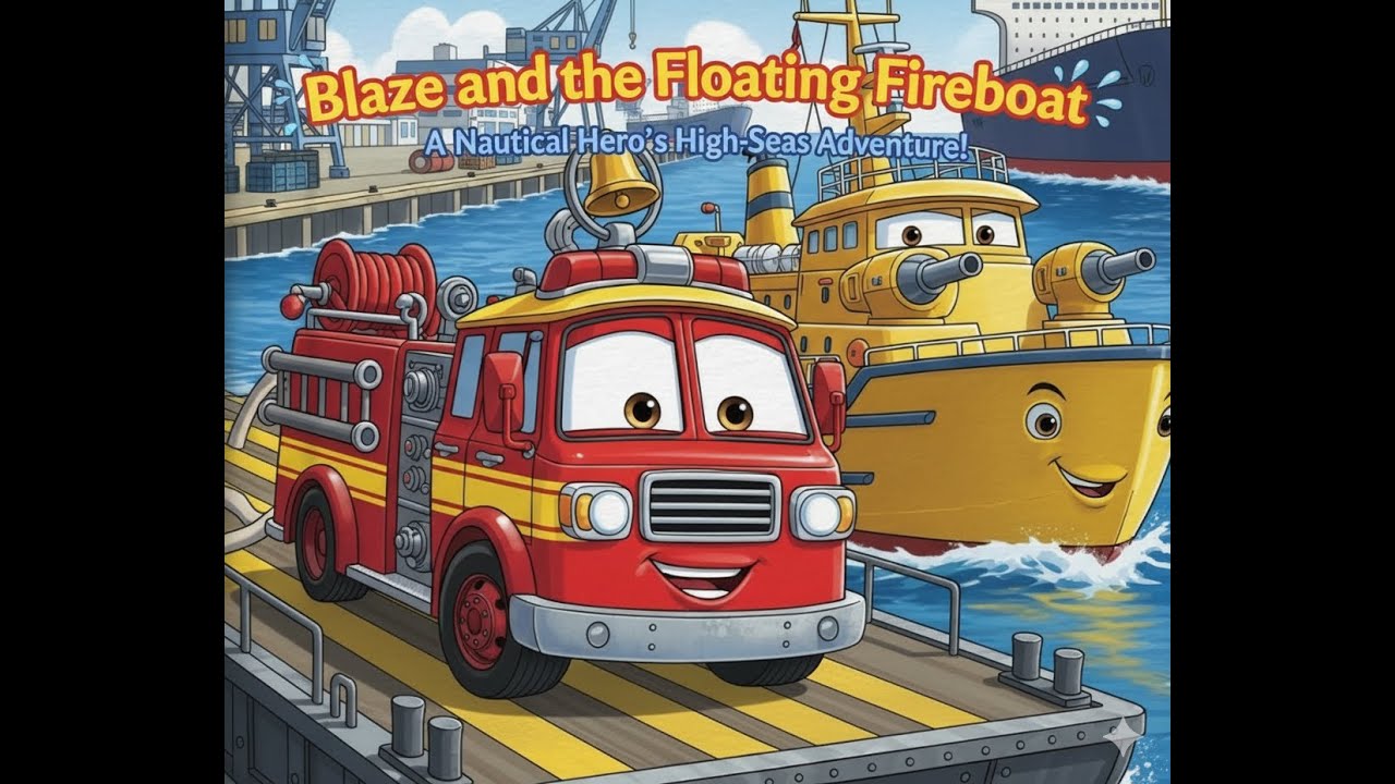 Blaze and the Floating Fireboat - Storytime