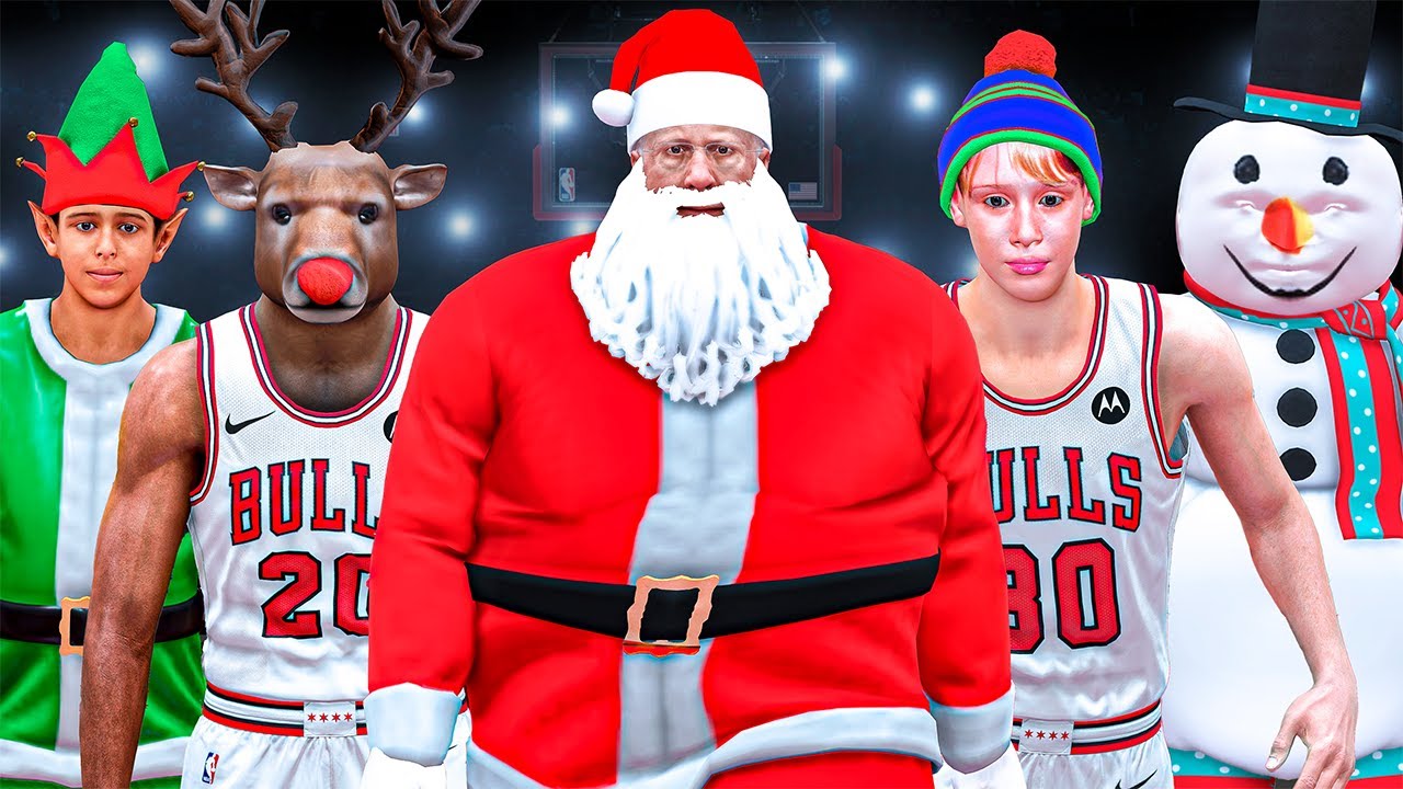 I Put Christmas Characters In The NBA