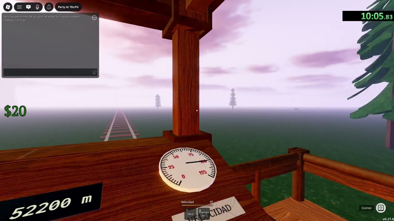 Dead rails speedrun 21:52.49 solo, nightmare, mexico bridge, any train, any class