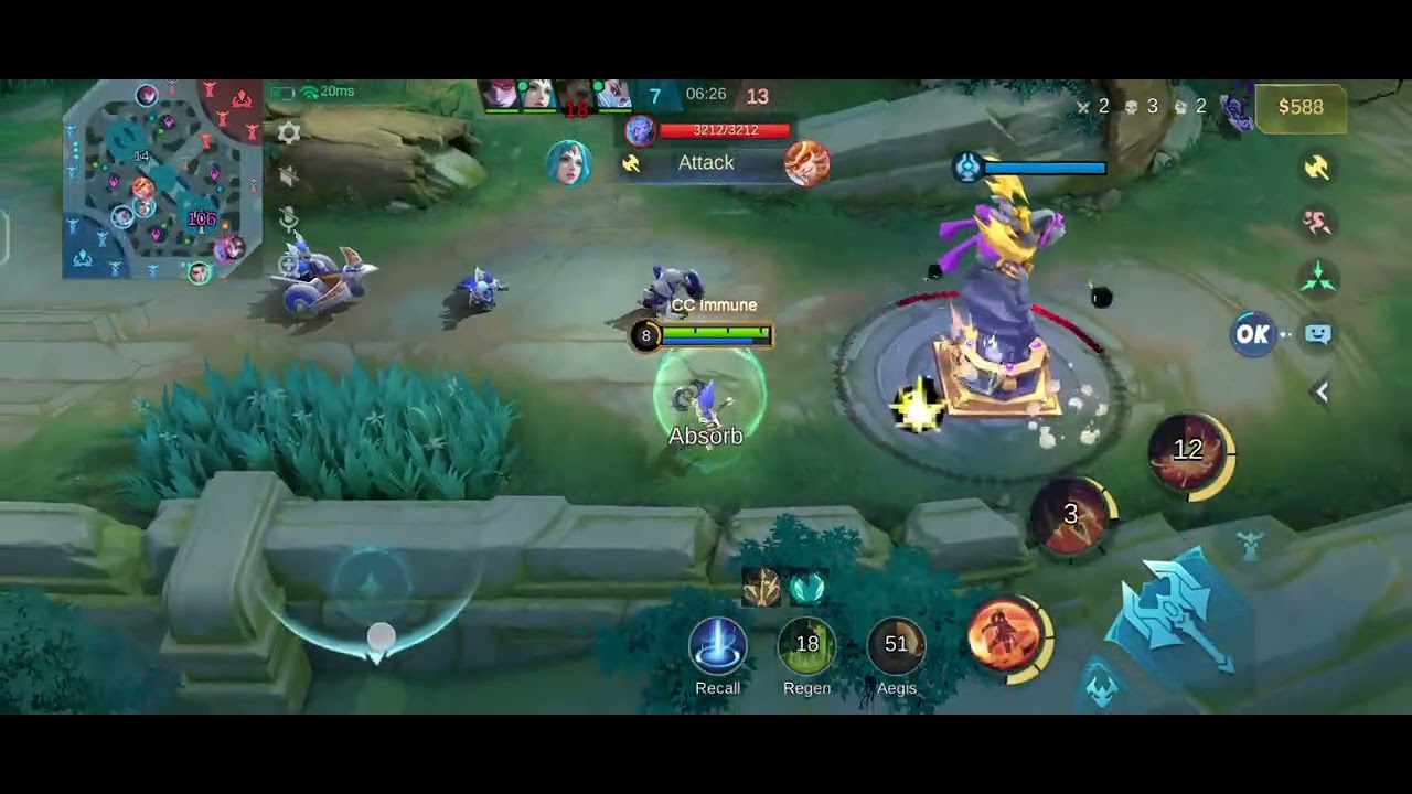 Hanabi spam - triple kill - mlbb gameplay 