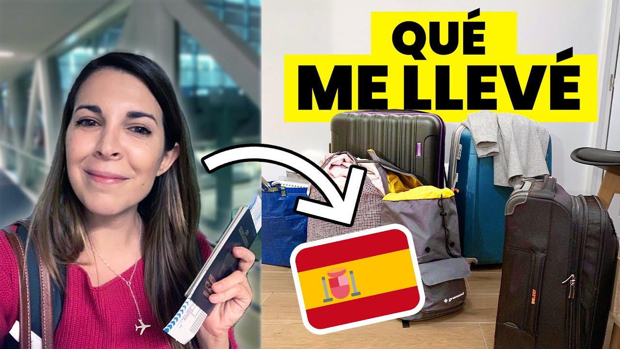 CON QUÉ ME MUDÉ A ESPAÑA 🇪🇸 | Ceci de Viaje