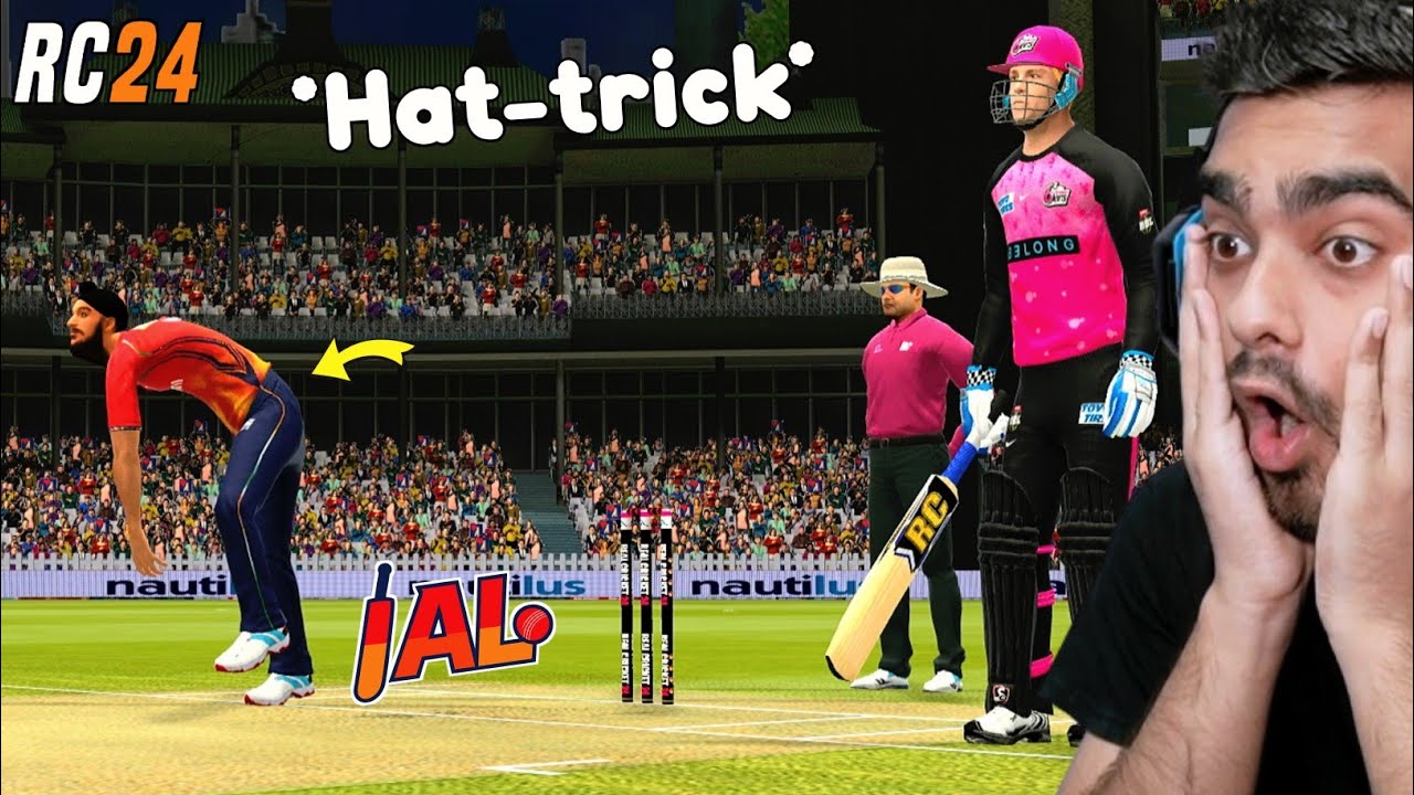 Arshdeep *Hat-Trick* PBKS Vs Sydney Sixers Indian Aussie League RC 24 Hardcore Mode