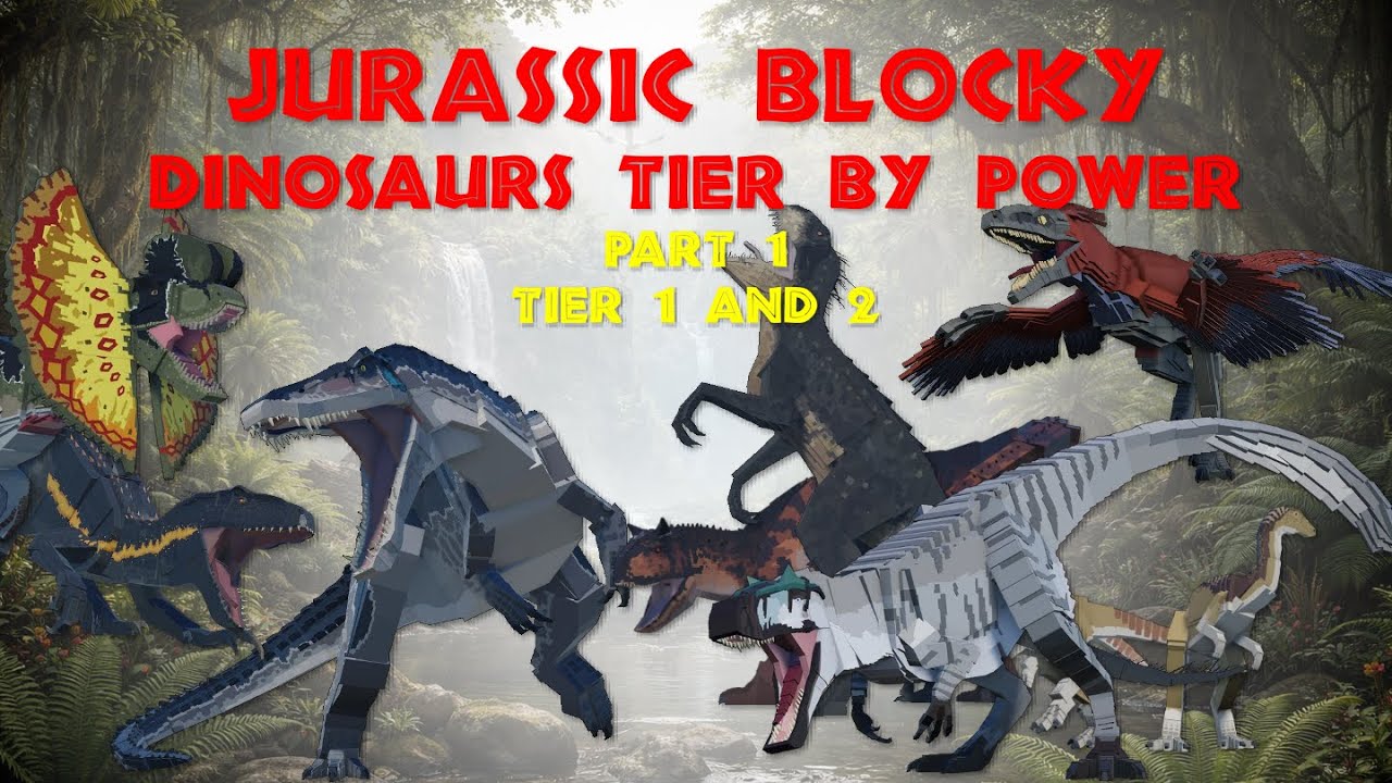 [Jurassic Blocky]  Types of Players Based on the Dinosaurs They Play – Part 1