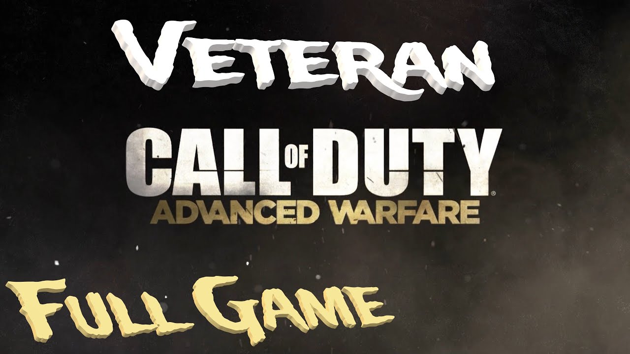 Call of Duty Advanced Warfare (2014) Veteran, 4k, 60fps, Full Game