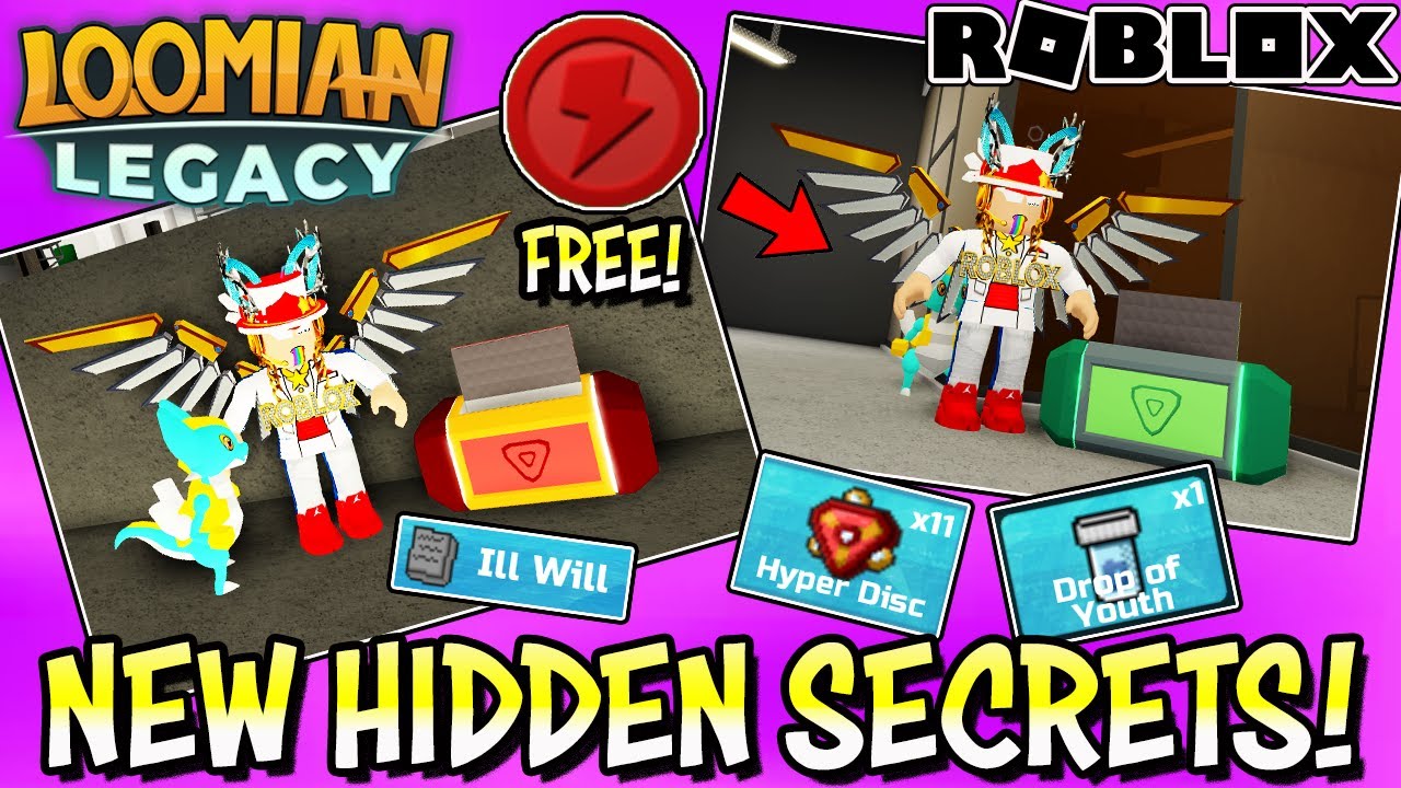 ALL CRATE & ITEM LOCATIONS IN SEPHARITE CITY - Loomian Legacy (Roblox) - FREE TOKEN, NEW MOVE & MORE