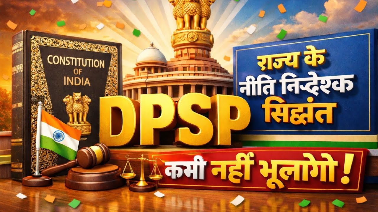 राज्य के नीति निर्देशक सिद्धांत 🔥 DPSP Complete Guide | Indian Constitution