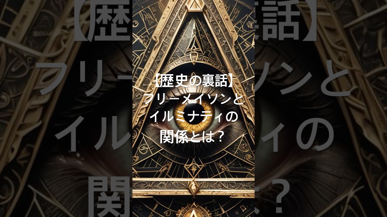 【歴史の裏話】フリーメイソンとイルミナティの関係とは？