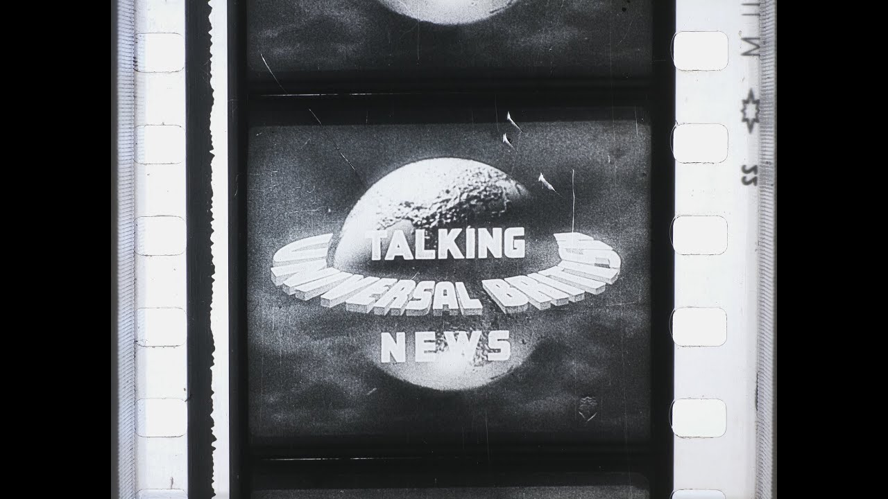Nitrate Newsreel - Universal British Talking News (ca.mid-1930s) [35mm overscan]