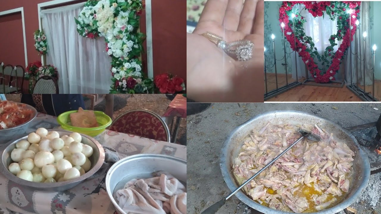 Kəntdə Toy Hazırlığı / Gəlinin Qızılları / Toy Üçün Dekor / Kent Yoxsa Saray Toyu?
