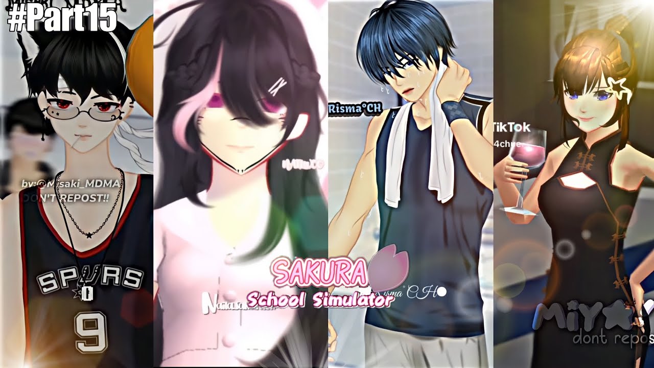 Kumpulan tiktok sakura school simulator part 15🍁 || #tiktoksakuraschoolsimulator #sss #fyp