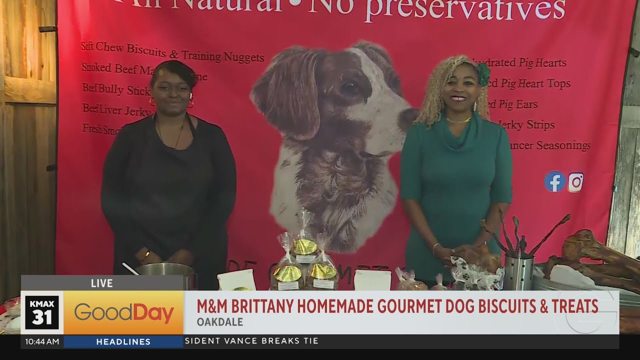 M & M Brittany Homemade Gourmet Dog Biscuits & Treats, 10am