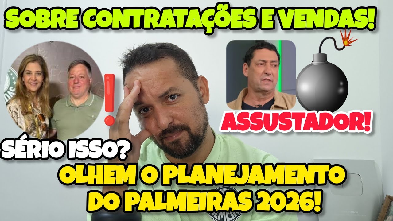 🚨❗DECISÃO TOMADA! PLANEJAMENTO 2026 IMPRESSIONANTE! PVC SOLTOU A 💣 AGORA EU ENTENDI! E SOBRE O RIVAL