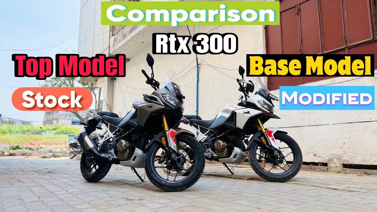 Tvs Apache Rtx 300 Top Model Vs Tvs Rtx 300 Model Comparison || Rtx 300 Modified Vs Rtx 300 Stock