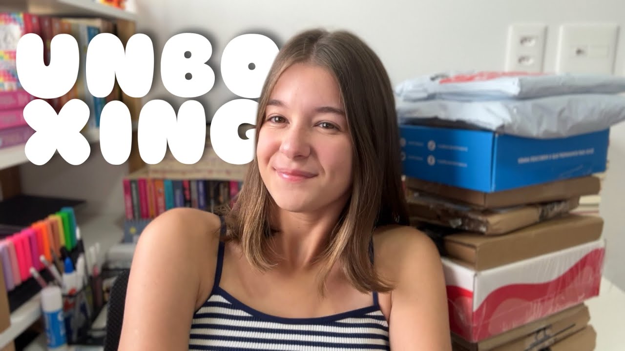 ✨UNBOXING || vem abrir mais de 10 pacotes de livros comigo📦