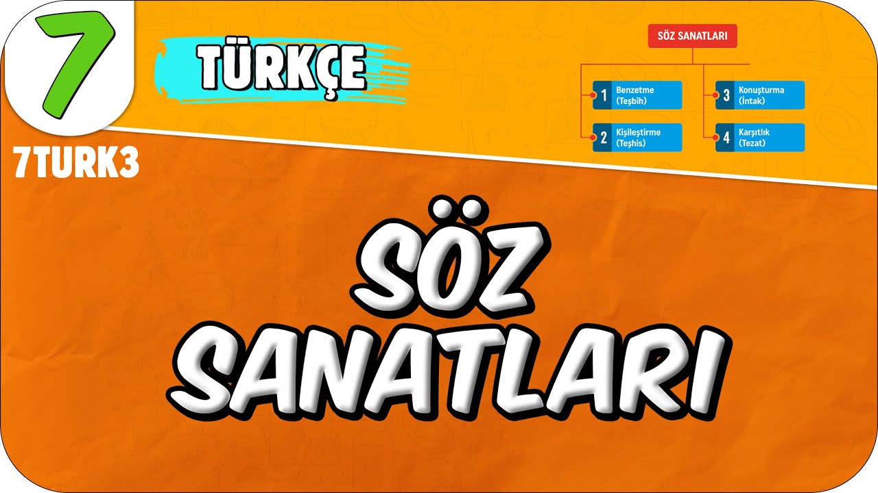 Söz Sanatları 📙 7. Sınıf Türkçe #2025