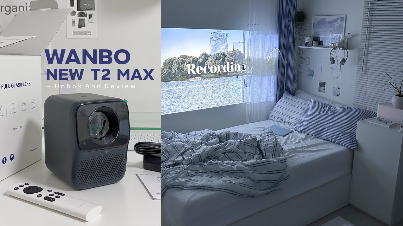 Unbox & Review Wanbo New T2 Max — โปรเจคเตอร์ขนาดพกพา จอใหญ่ 100” โฟกัสอัตโนมัติ เบสแน่น #oppm__