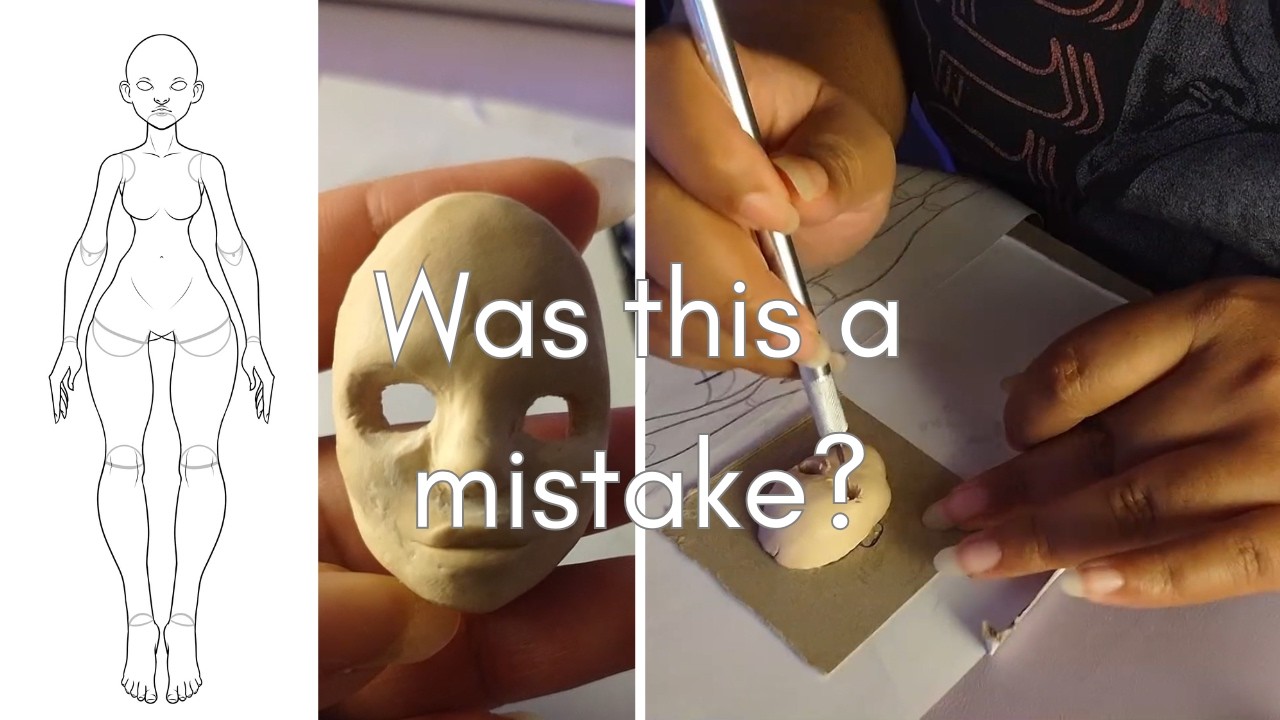 Making my own BJD out of polymer clay part 1