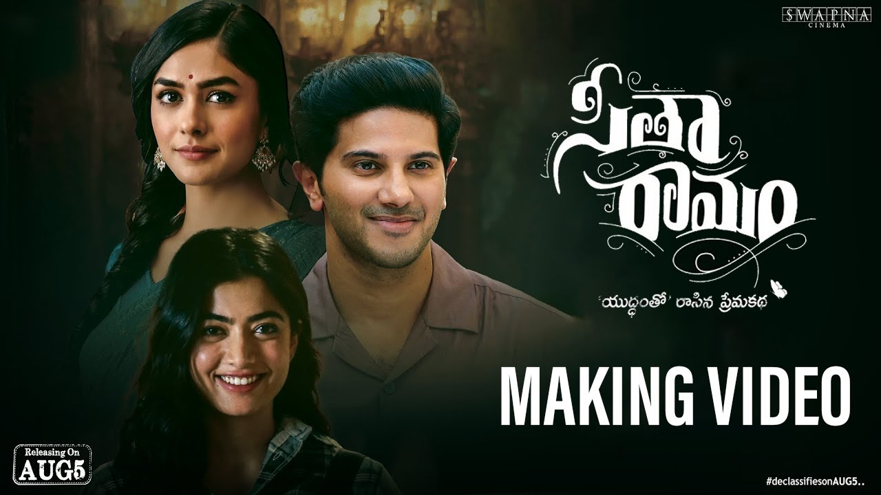 Sita Ramam Movie MAking Video | Dulquer Salmaan | Mrunal | Rashmika | Sumanth | Hanu Raghavapudi |
