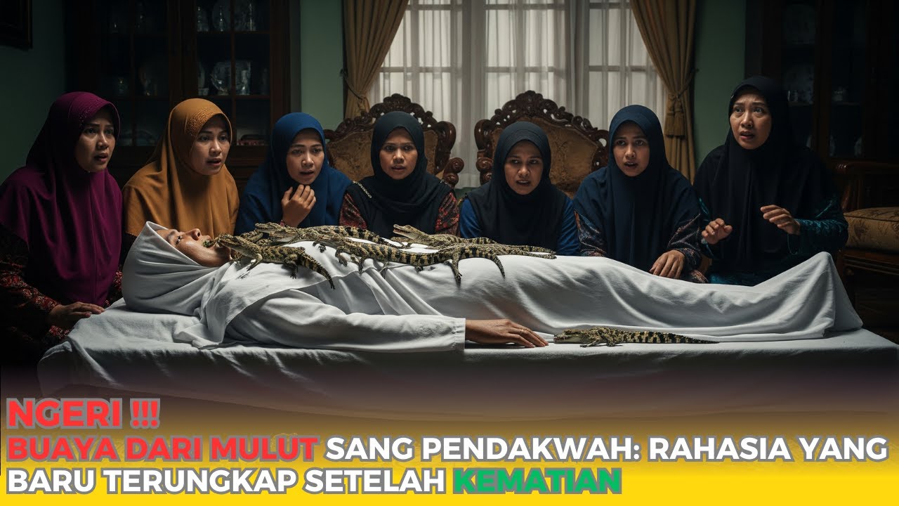 Buaya dari Mulut Sang Pendakwah: Rahasia yang Baru Terungkap Setelah Kematian
