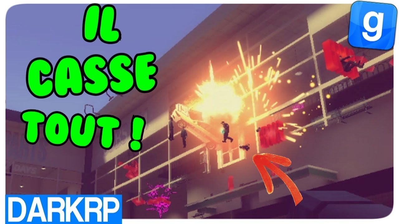 JE SUIS SOUS LA MAP ET J'EXPLOSE TOUTE LES VOITURES ! Gmod TROLL DarkRP [FR]