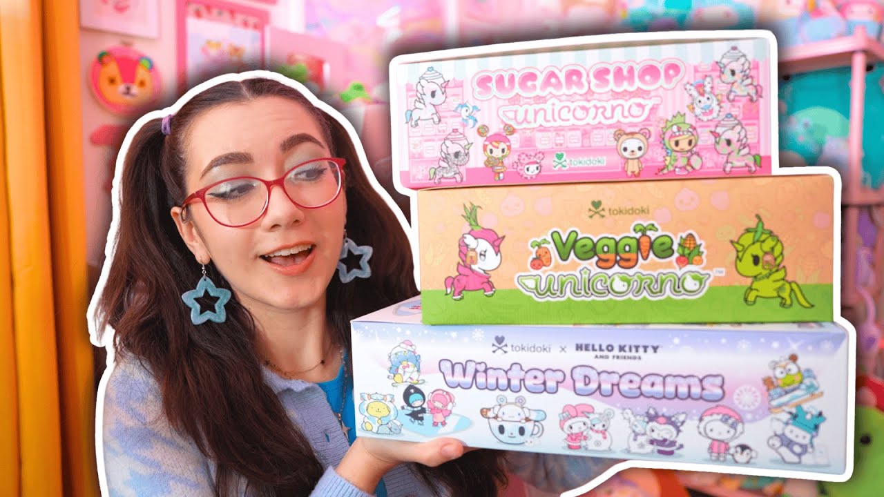 opening a bunch of TOKIDOKI blind boxes!!