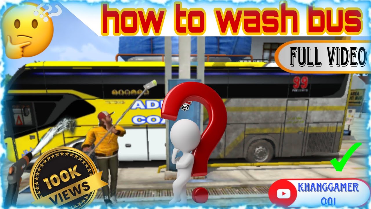 bus simulator indonesia ma bus wash kaise kare | how to wash bus in bus simulator indonesia